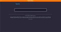 Desktop Screenshot of fatal.it